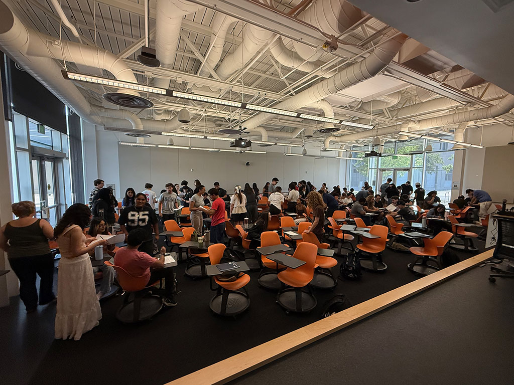 Class activity in SSB 120 — ESS 050